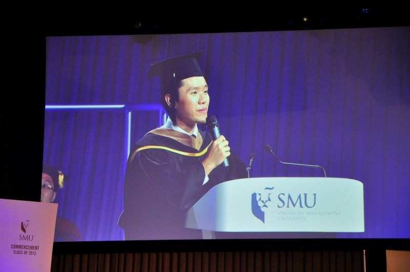 Benjamin Loh at SMU Commencement 2012