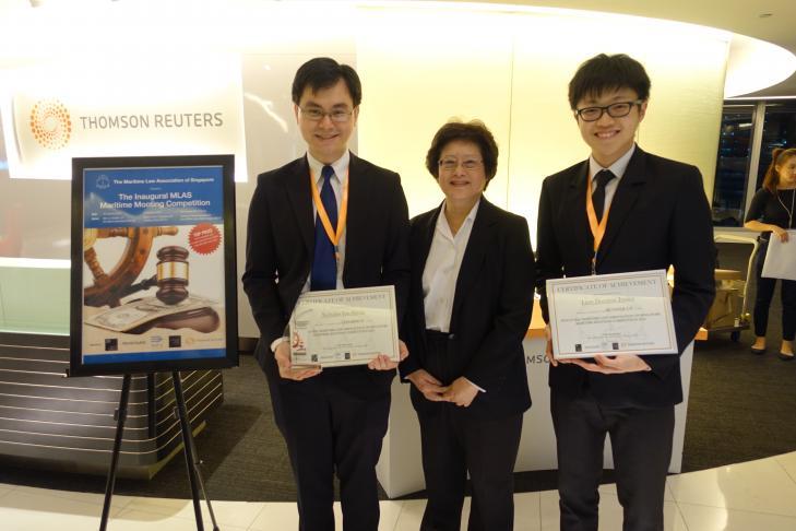 SMU Law Alumnus and Undergraduate Are Winners At Inaugural Maritime Mooting Competition