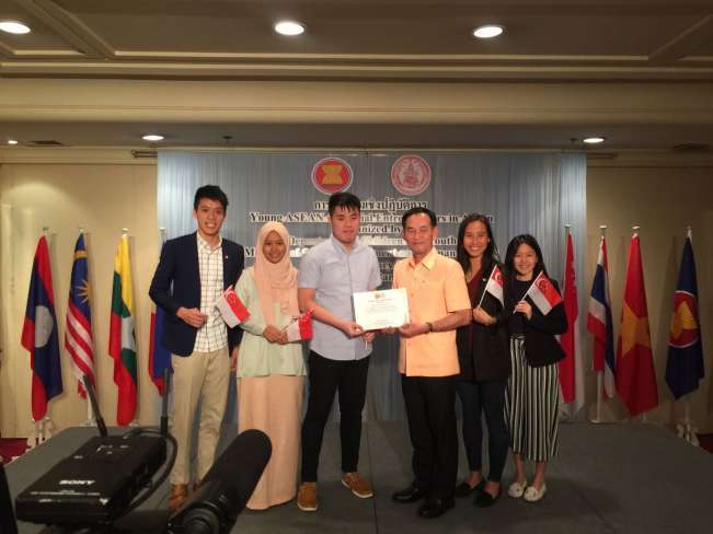 SMU STUDENT TYLOR JONG SHARES HIS ENTREPRENEURSHIP JOURNEY AT ASEAN+3 CONFERENCE