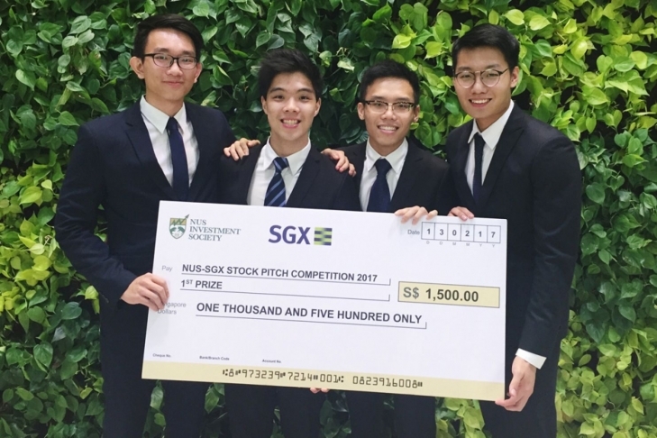 SMU WINS STOCK-PITCH COMPETITION WITH SINGTEL 'BUY' CALL