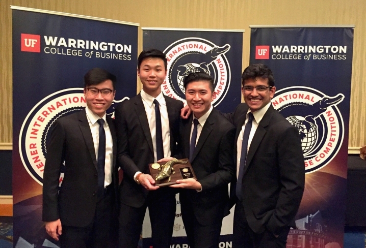 SINGAPORE TEAM WINS FIRST RUNNER-UP POSITION IN HEAVENER INTERNATIONAL CASE COMPETITION 2017 HELD IN USA