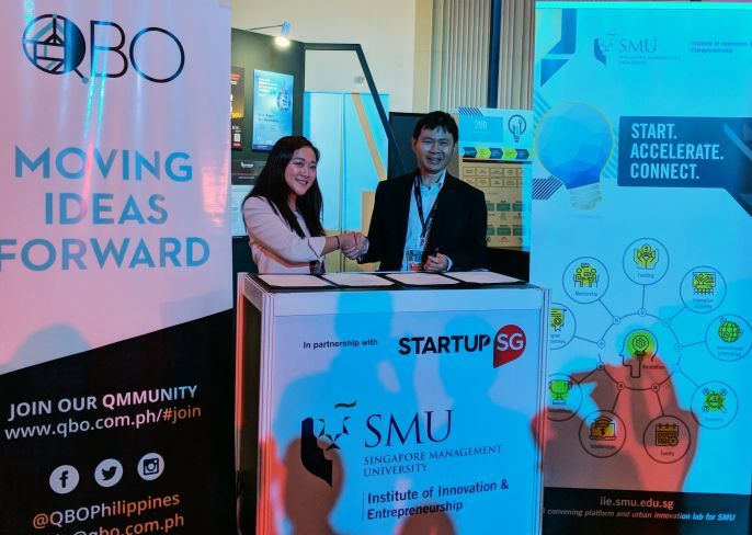 SMU PARTNER WITH QBO TO BOOST ENTREPRENEURSHIP-RELATED ACTIVITIES IN SINGAPORE AND THE PHILIPPINES