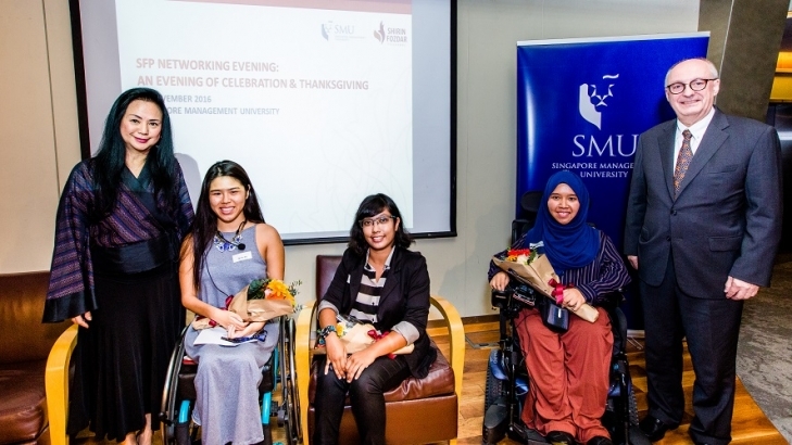 INAUGURAL SHIRIN FOZDAR DIVERSITY & INCLUSION AWARDS PRESENTATION ON THE SHIRIN FOZDAR PROGRAMME NETWORKING EVENING AT SMU