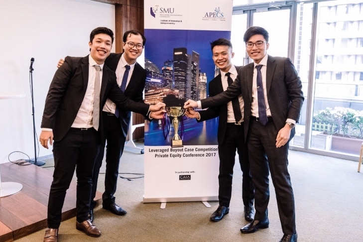 THIRD LEVERAGED BUYOUT CASE COMPETITION BY SMU ASIA PRIVATE EQUITY CLUB A WHOPPING SUCCESS