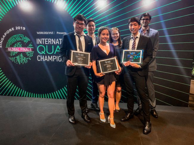 SMU TEAM CAME IN THIRD AT GLOBAL FINALS OF 2019 INTERNATIONAL QUANT CHAMPIONSHIP